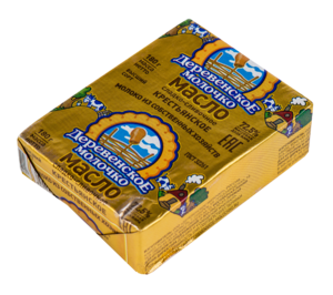 Масло 72.5% «Деревенское молочко» Крестьянское, 180 г Масло 72.5% «Деревенское молочко» Крестьянское, 180 г