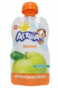 Фруктовое пюре «Агуша» Яблоко, 90 г Фруктовое пюре «Агуша» Яблоко, 90 г