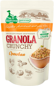 Мюсли «Bionova» Ganola Crunchy ореховая, 400 г