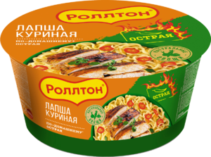 Лапша куриная «Роллтон» по-домашнему острая, 90 г