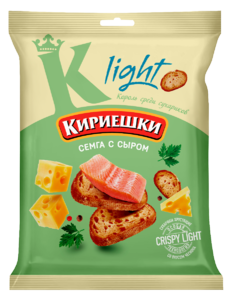 Сухарики «Кириешки Light» «Сёмга с сыром», 33 г