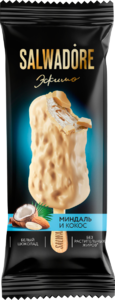Эскимо «Salwadore» с миндалем и кокосом, 80 г