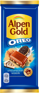 Шоколад молочный «Alpen Gold» Oreo «Классический чизкейк», 85 г Шоколад молочный «Alpen Gold» Oreo «Классический чизкейк», 85 г
