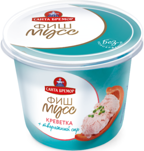 Паста «Санта Бремор» Фиш-мусс с кальмаром и креветкой, 140 г Паста «Санта Бремор» Фиш-мусс с кальмаром и креветкой, 140 г