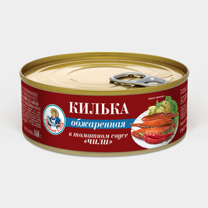 Килька «Рыбачка Соня» обжаренная в томатном соусе «чили», 240 г