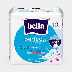 Прокладки «Bella» Perfecta Blue, 10 шт.