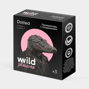 Презервативы латексные «Wild Pleasure» Dotted, 3 шт