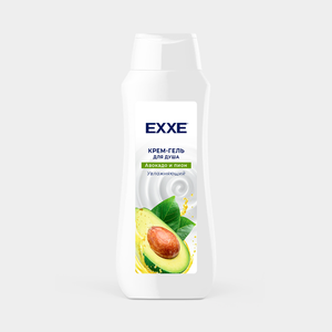 Крем-гель для душа «EXXE» увлажняющий, «Авокадо и пион», 400 мл