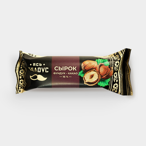 Сырок творожный «Ясь Белоус» с начинкой «Ореховая паста фундук-какао», 45 г