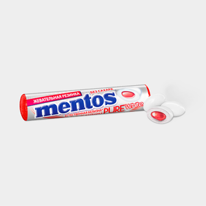 Жевательная резинка «Mentos» Pure White Клубника, 15,5 г