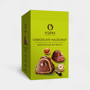Конфеты вафельные «O'Zera» с шоколадно-ореховой начинкой, 150 г