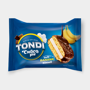 Choco Pie «Tondi» Банановый, 30 г