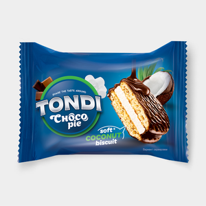 Choсo Pie «Tondi» Кокосовый, 30 г