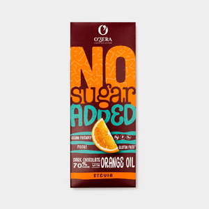 Горький шоколад «O'Zera» No sugar added Dark&Orange, 90 г