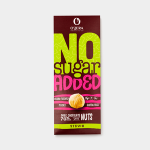 Горький шоколад «O'Zera» No sugar added Dark&Nuts, 90 г