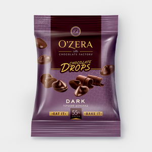 Шоколад темный «O'Zera» Dark drops, 80 г