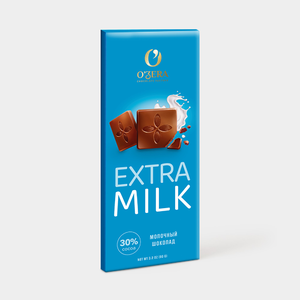 Шоколад молочный «O'Zera» Extra milk, 90 г