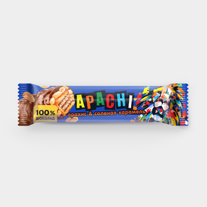 Батончик «Apachi» с солёной карамелью и арахисом, 40 г