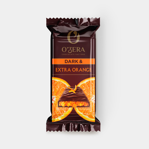 Шоколадный батончик «O'Zera» Dark & Extra Orange, 40 г
