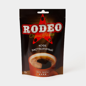 Кофе «RODEO» растворимый, 75 г