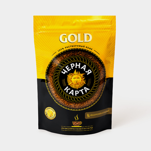 Кофе растворимый «Черная Карта» Gold, 75 г