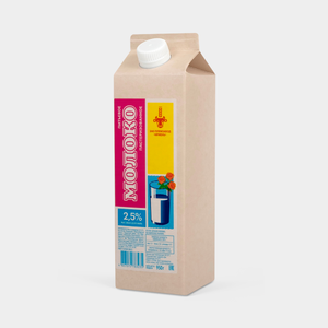 Молоко 2.5% «Ирмень», 950 г