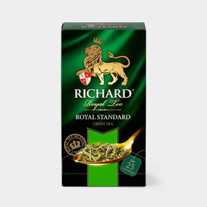 Чай зеленый «Richard» Royal Standard Green, 25 пакетиков, 50 г