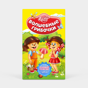 Печенье «Сладости Сибири» Волшебные грибочки в глазури, 45 г