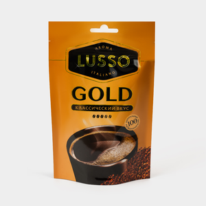 Кофе растворимый «LUSSO» GOLD, 75 г