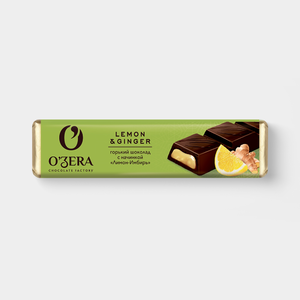 Шоколад горький «O'Zera» с начинкой «Лимон-имбирь», 50 г