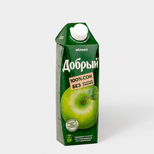 Сок яблочный «Добрый», 1 л