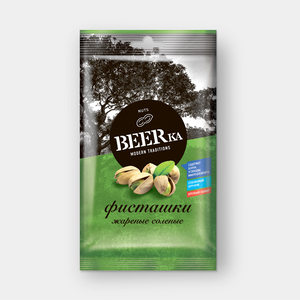 Фисташки «Beerka» жареные, солёные, 80 г