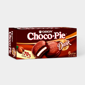 Печенье «Orion» Choco Pie Dark, 180 г