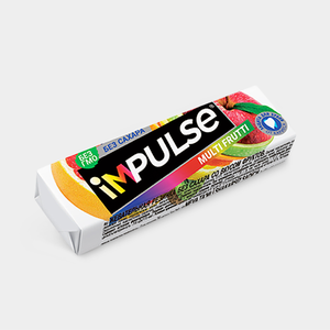 Жевательная резинка «IMPULSE» со вкусом «Multi-Frutti», 14 г