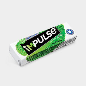 Жевательная резинка «IMPULSE» со вкусом «Мята», 14 г