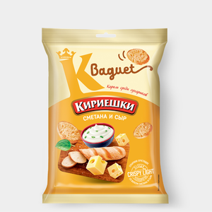 Сухарики «Кириешки Baguet» со вкусом сметаны и сыра, 45 г