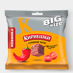 Сухарики «Кириешки Big Size» «Сладкий чили», 80 г