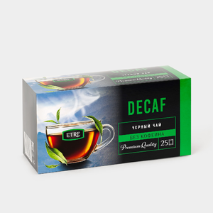 Чай черный «Etre» Decaf, 25 пакетиков, 45 г