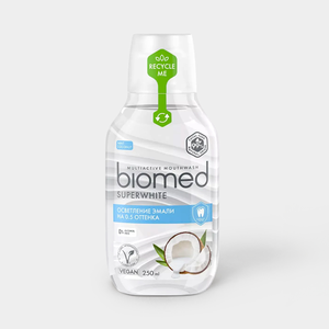 Ополаскиватель для полости рта «Biomed» Superwhite, 250 мл