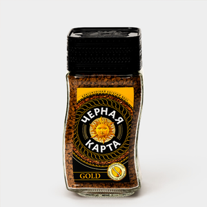 Кофе растворимый «Черная Карта» Gold, 95 г