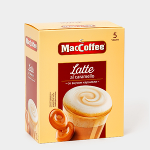 Напиток кофейный «MacCoffee» Latte со вкусом карамели, 110 г