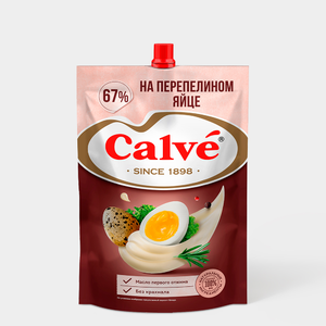 Майонез «Calve» На перепелином яйце, 700 г