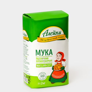 Мука «Алейка» пшеничная, 2 кг