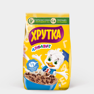 Готовый шоколадный завтрак «Хрутка» Алфавит, 230 г
