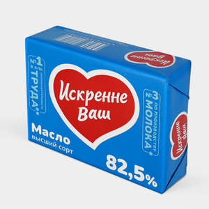 Масло 82.5% «Искренне Ваш», 180 г