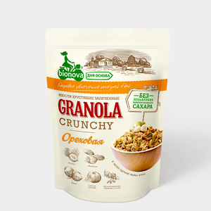 Мюсли «Bionova» Granola Crunchy ореховая, 350 г