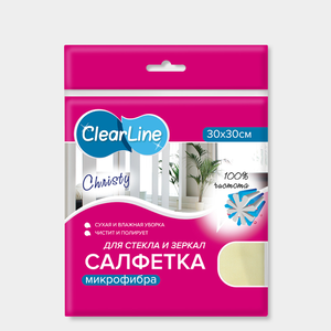 Салфетка «Clear Line» из микрофибры, 1шт