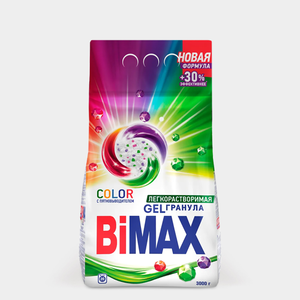 Стиральный порошок «Bimax» Color Automat Сила цвета, 3 кг