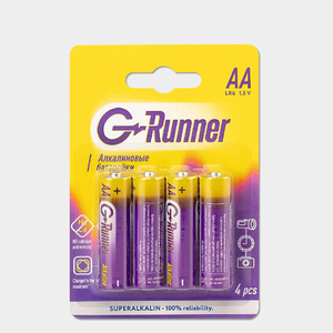 Батарейки алкалиновые «G-runner» AA/LR6, 1,5 V, 4шт