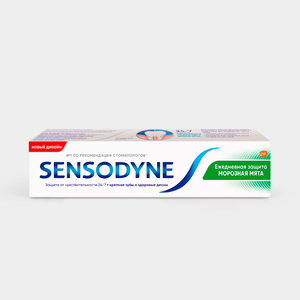 Зубная паста «Sensodyne» Ежедневная защита, Морозная мята, 65 г